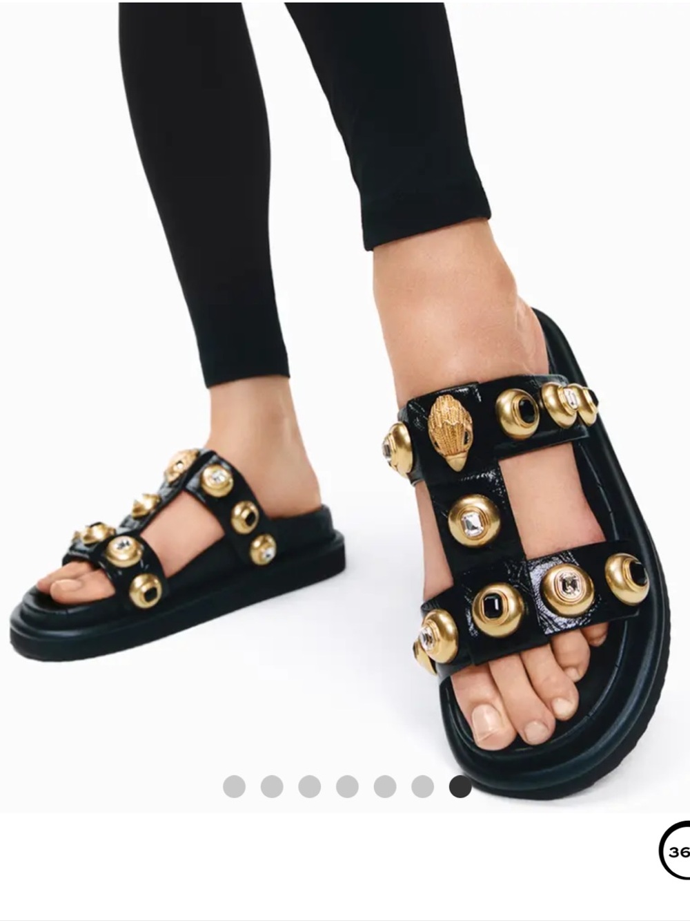 Kurt Geiger Orson Multi Studded Sandals